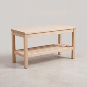 Boot Bench with Lower Shelf