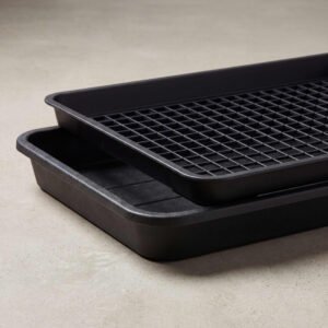 Boot Tray with Raised Grid