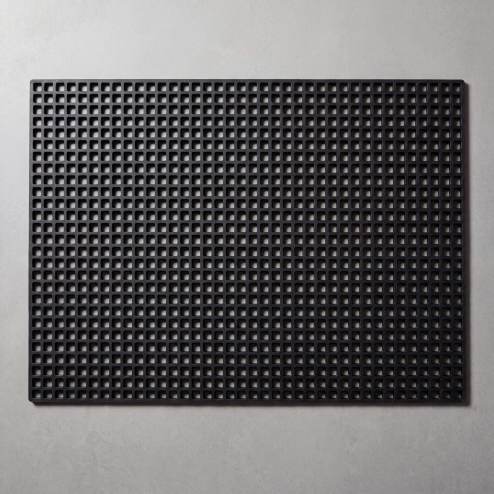 Rubber Grid Mat, 24 x 36